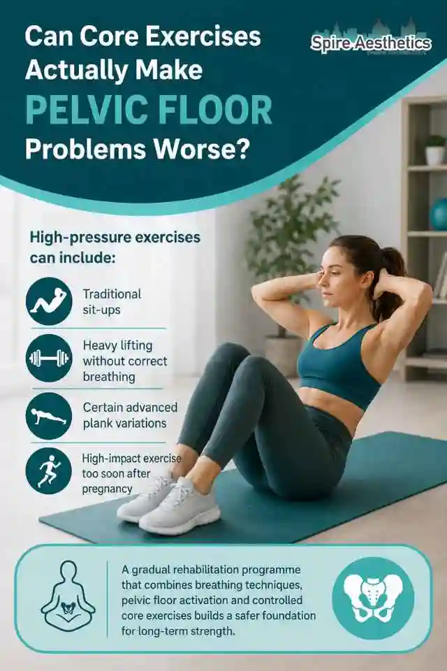 Can Strengthening Your Core Alone Actually Make Pelvic Floor Problems Worse Newham?